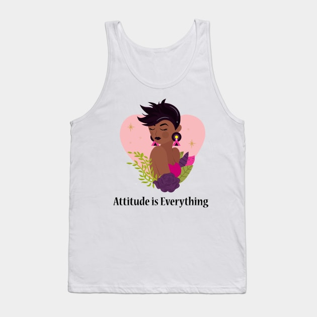 Attitude Is Everything - Law Of Attraction - Mindset - Mental Health Matters Tank Top by MyVictory